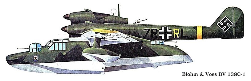 Немецкий гидросамолёт BV-138C-1