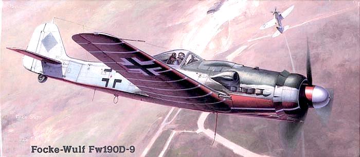 Поединок FW-190 и Ла-5.