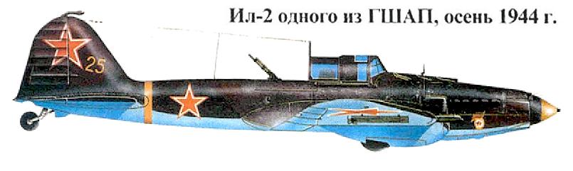 Ил-2 из состава ГвШАП