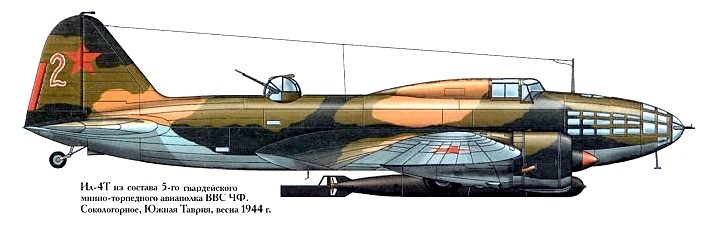 Самолёт Ил-4Т.