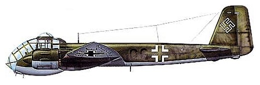 Самолёт Junkers Ju-188Е-1.