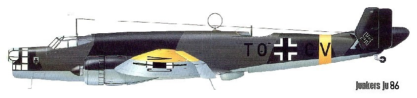 Самолёт Junkers Ju-86.
