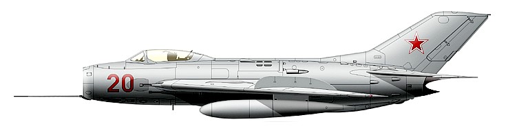 МиГ-19 из состава 32-го ГвИАП.