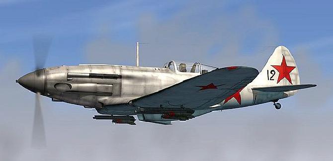 МиГ-3 с реактивными снарядами