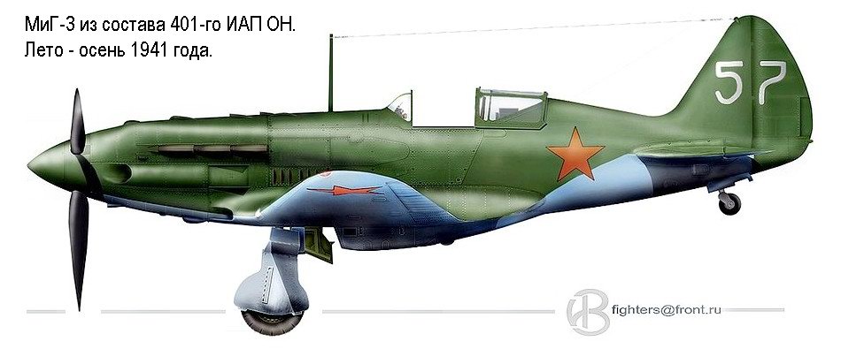 Советский истребитель МиГ-3.