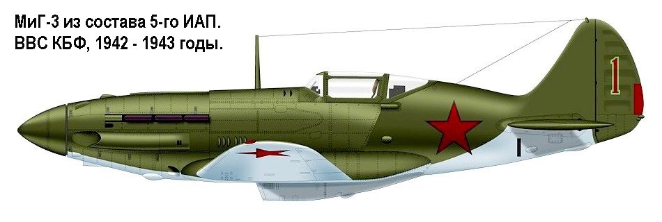 МиГ-3 из состава 5-го ИАП КБФ.