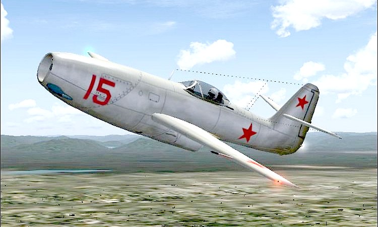 Реактивный истребитель Як-23.