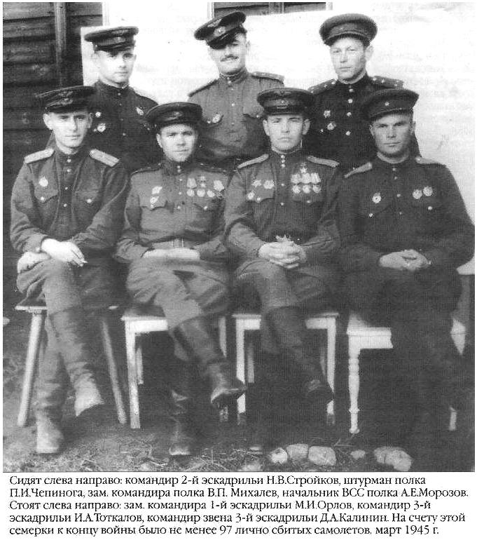 В.П.Михалёв с товарищами.