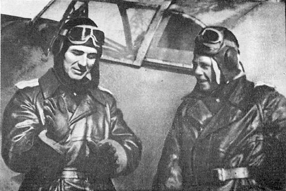 В.Черненко (справа) и В.Терёхин.