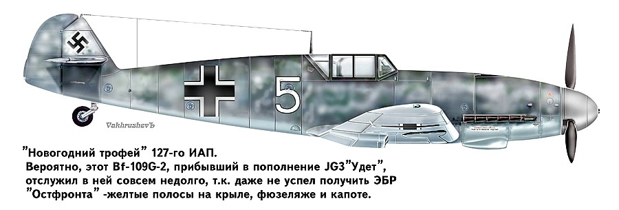 Ме-109G-2 из состава JG 3