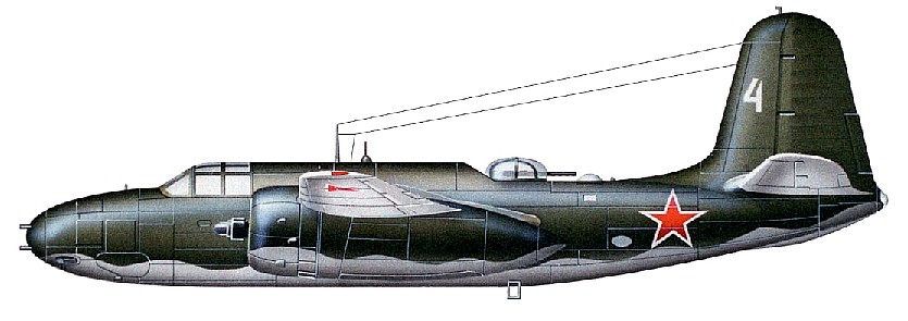 Самолёт A-20G из 1-го ГвМТАП.