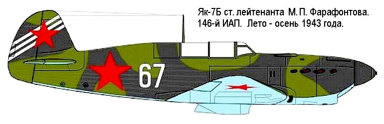 Як-7Б ст. л-та М.П.Фарафонтова.