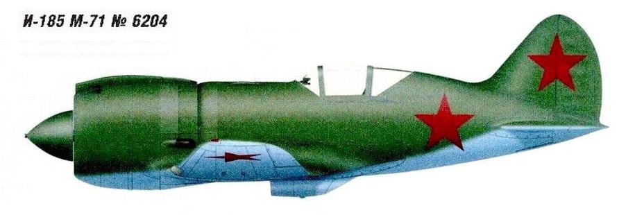 Самолёт И-185 М-71 № 6204.