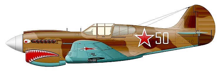 Р-40 из 7-го ИАП ВВС ЧФ.