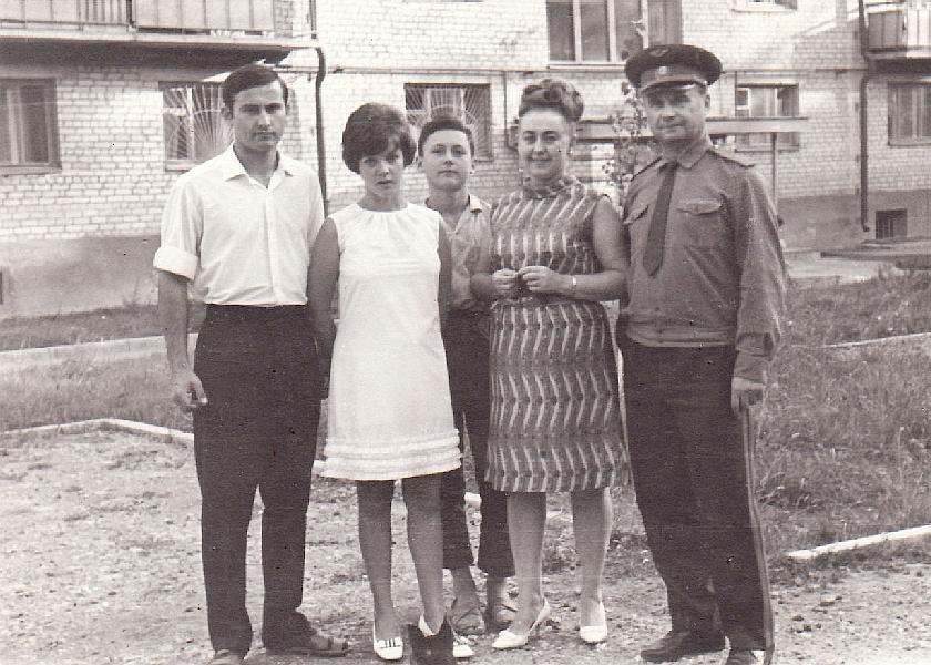 Б.М.Ривкин с семьёй.