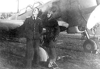 А.Г.Кубышкин (справа), 1943 год