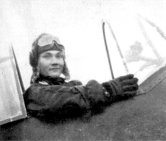 А.К. Санников в кабине Ла-5, 1944 год.