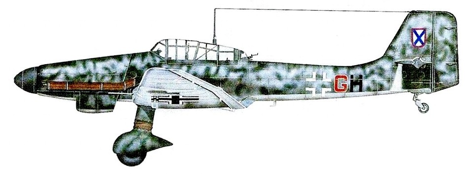 Бомбардировщик Ju-87D-8, 2-я штурмовая эскадрилья авиации РОА.