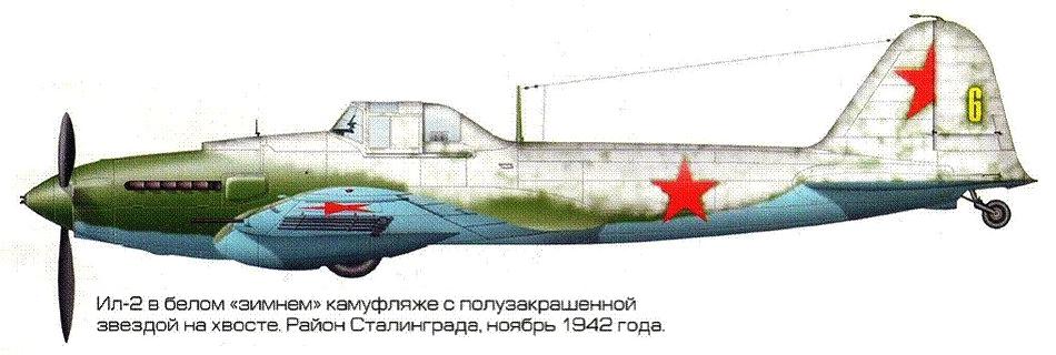 Ил-2 одного из ШАП Сталинградского фронта.