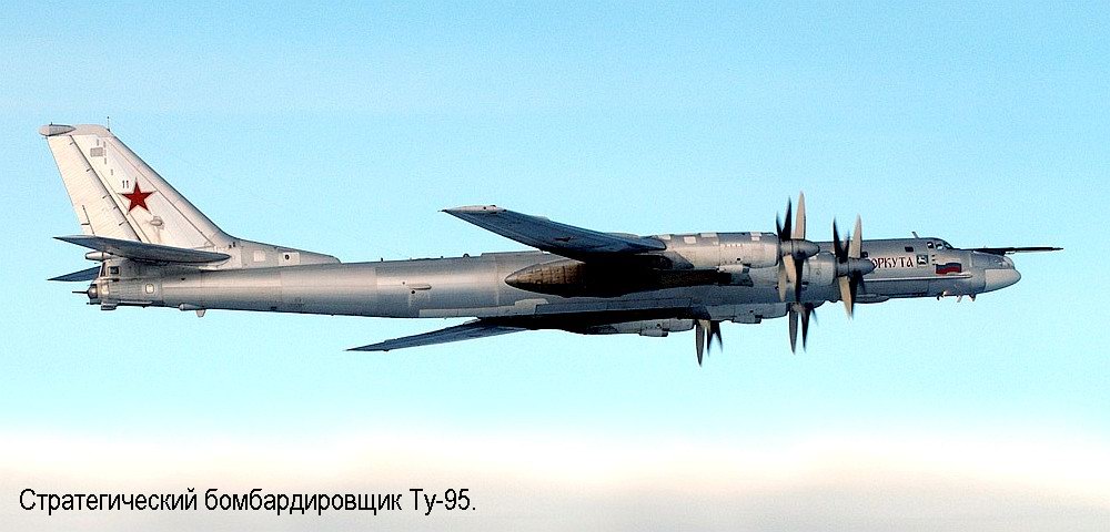 Бомбардировщик Ту-95.