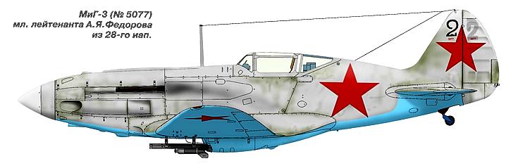МиГ-3 А.Я.Фёдорова