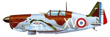 Истребитель MS-406, 1940 год