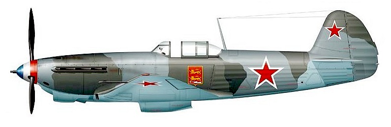Як-9 из состава 'Нормандии'