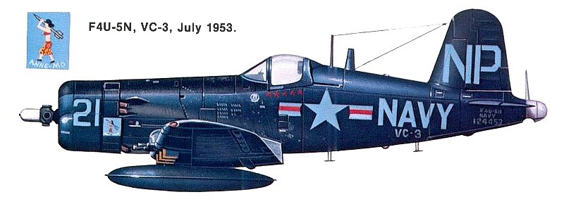 Американский самолёт F4U-5