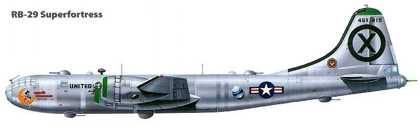 Американский самолёт RB-29.