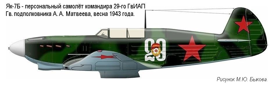 Як-7Б А.А.Матвеева