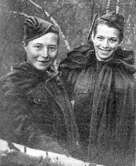 Снайперская пара: Н. Ковшова и М. Поливанова.