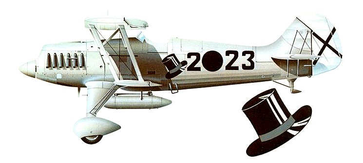 Самолёт He-51B.