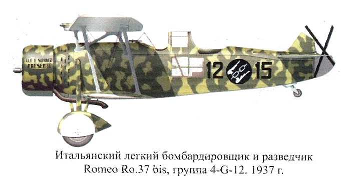 Самолёт Romeo Ro.37bis.