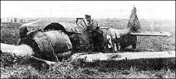 FW-190 Бремера после посадки