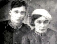 М.Кулькина с мужем.