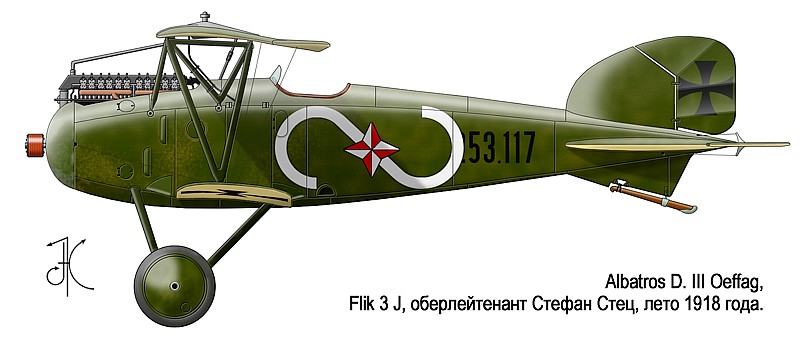 Albatros D.III Oeffag С. Стеца.