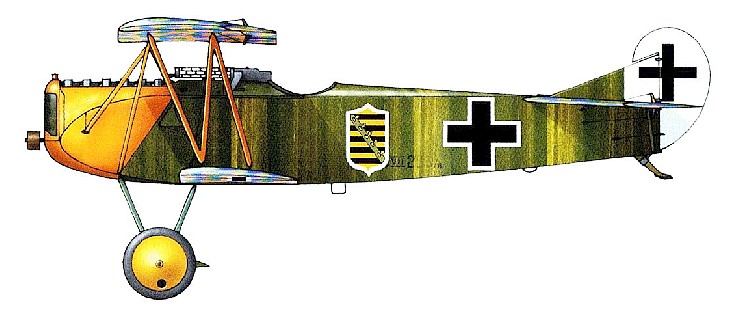 Fokker D.VII Пауля Ауэ.