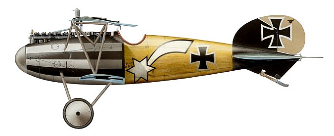 Albatros D.V Ганса Ауэра.