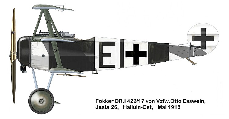 Fokker Dr.I Отто Эссвайна