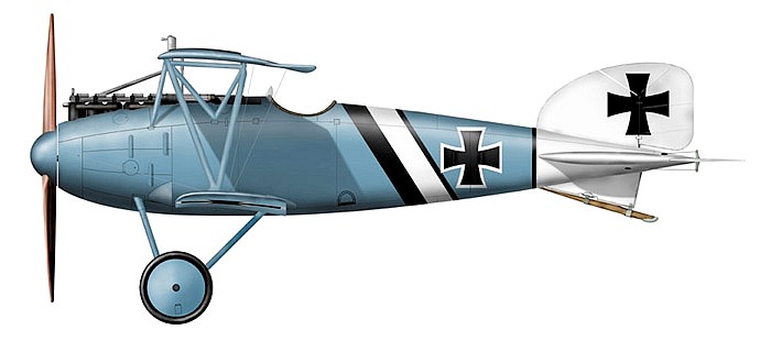 Albatros D.III Германа Фроммхерца.