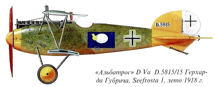 Albatros D.Va Герхарда Хубриха