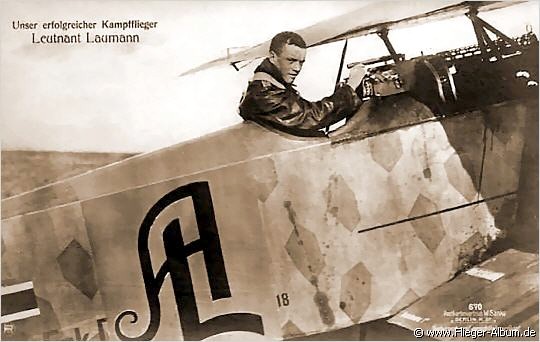Fokker D.VII Артура Лауманна.