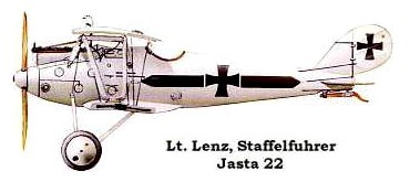 Pfalz D.III Альфреда Ленца, Август 1917 г.