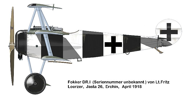 Fokker Dr.I Фрица Лёрцера