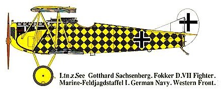 Fokker D.VII Г.Заксенберга.
