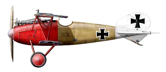 Albatros D.V фон Шёнебека Карла - Августа