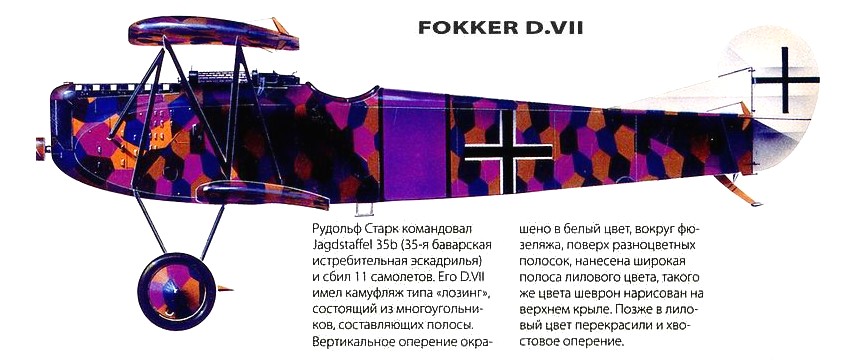 Fokker D.VII Рудольфа Штарка