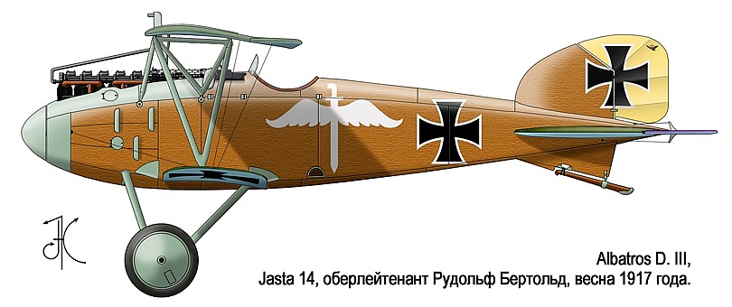 Albatros D.III Р. Бертольда.
