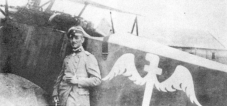 Р.Бертольд и его Fokker D.VII