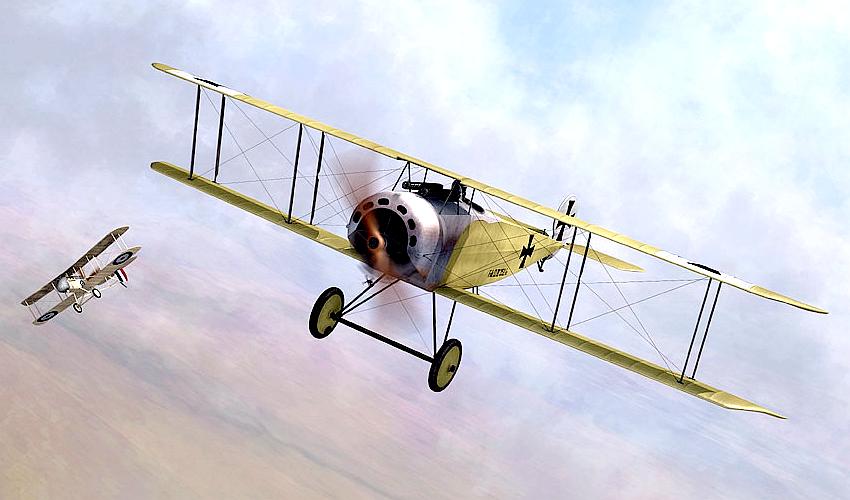 Fokker D.III О.Бёльке.